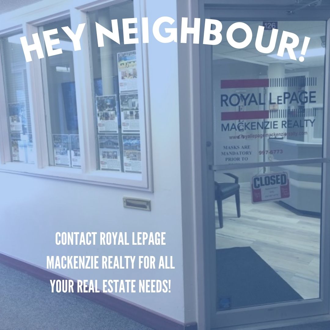 Contact Royal LePage Mackenzie Realty for your real estate needs! #supportyourneighbour #buylocal #shoplocal #supportlocalbusiness #mackenziechamberofcommerce #whatstayslocalgrowslocal