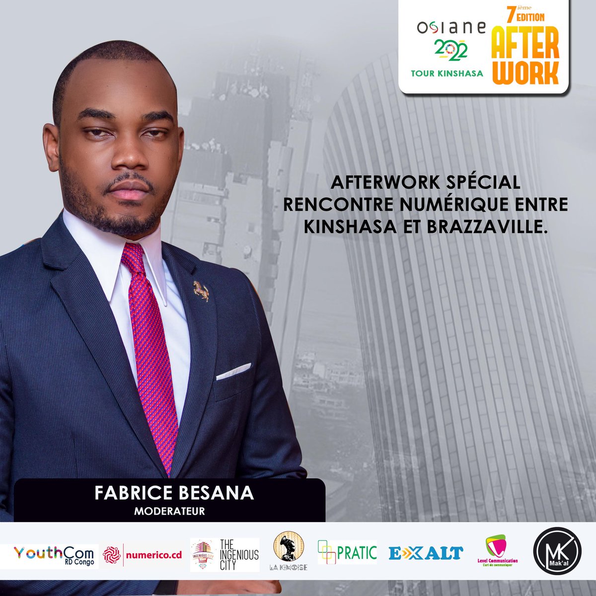 Fabbesana01's tweet photo. Rencontre de deux rives (Kin-Brazza) ce vendredi 25 février 2022 au tour de la Réglementation du Numérique face aux enjeux économiques. 

Le @GEchangeons signe son grand retour en collaboration avec @YOUTHCOM2. https://t.co/gyo7r2uqrt