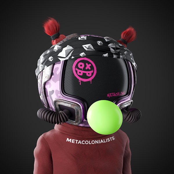 MetaColonyClub's tweet image. MetaColonialist #288 listed for 0.88 ETH 🖤💥 Owned by Fibor, check OpenSea for more (link in bio)

#metacolony #MCCNFT #OpenSeaNFT #NFTCollection #NFTdrop #nftart #3dart