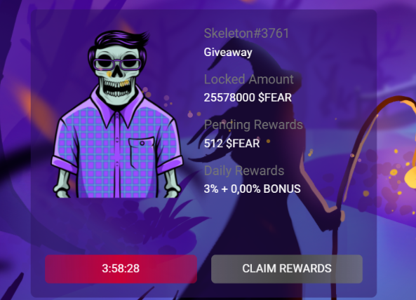 GIVEAWAY

To celebrate the listing on coingecko 🥳
coingecko.com/en/coins/fear-…

You can win a NODE with 25578000 $fear ( 300$ atm) locked inside !

Conditions are:

1⃣Follow our Twitter
2⃣RT+Like this tweet
3⃣ TAG at least 2 Friends 

GL
#Giveaway #FTM #Univ #Metaverse #MetaverseNFT