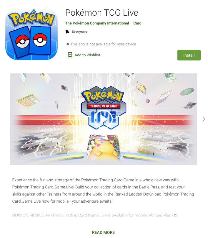 Pokémon TCG Live – Apps no Google Play