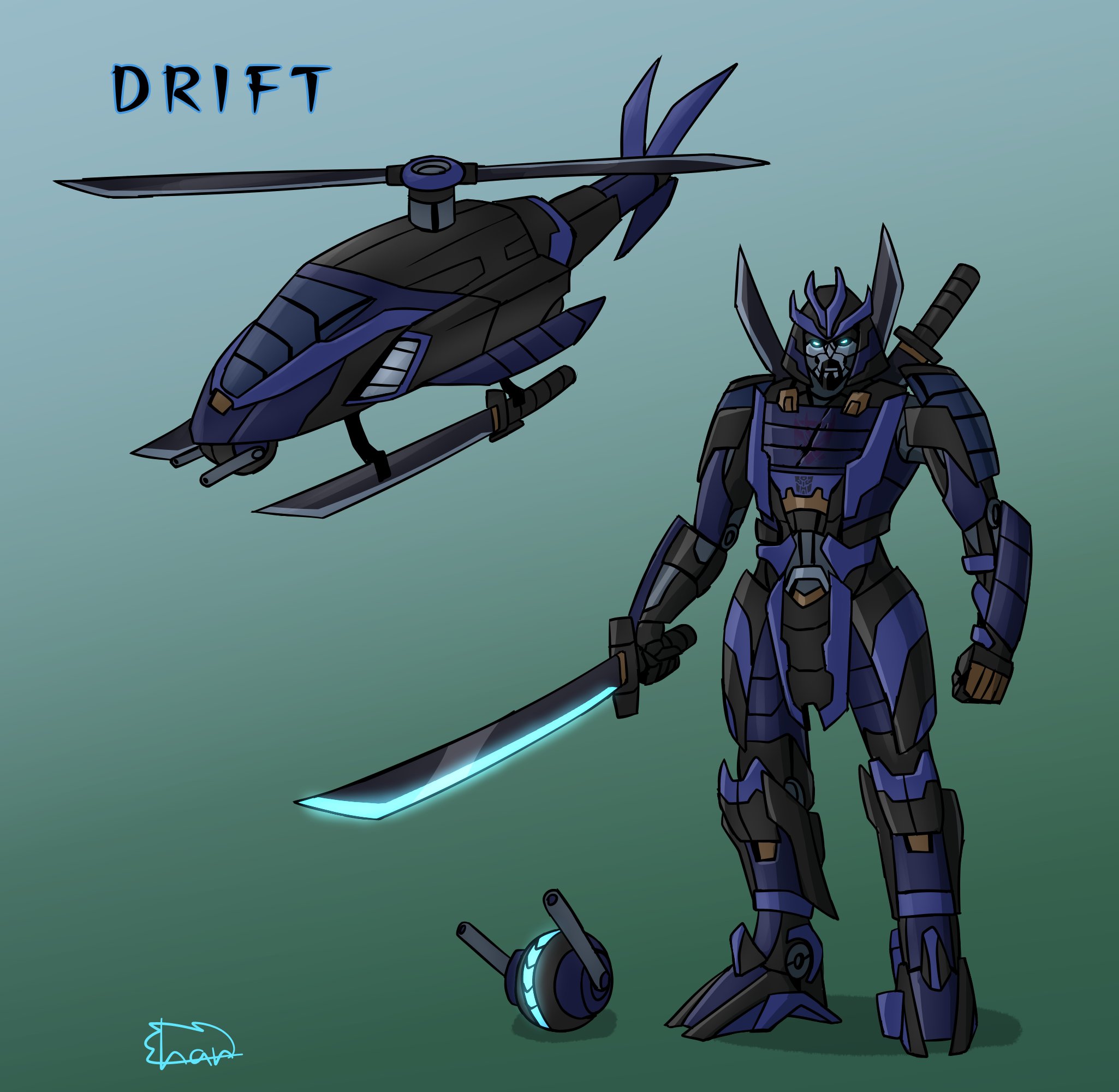 Transformers 4 Drift Helicopter