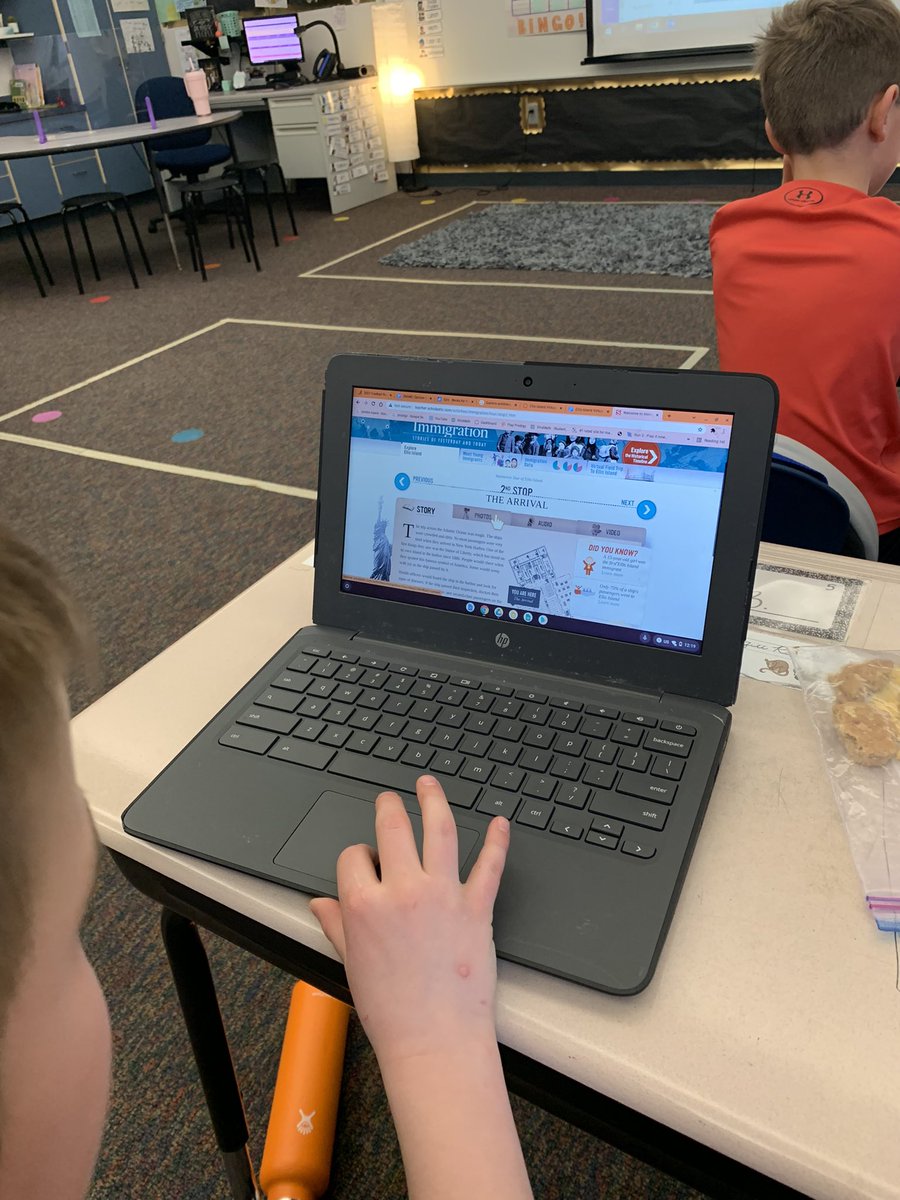 MrsCrawfordCTE's tweet photo. We are taking a virtual field trip to Ellis Island on the Scholastic website. Watching videos, looking at photos, and reading first-hand stories. https://t.co/VhfidLqGyG