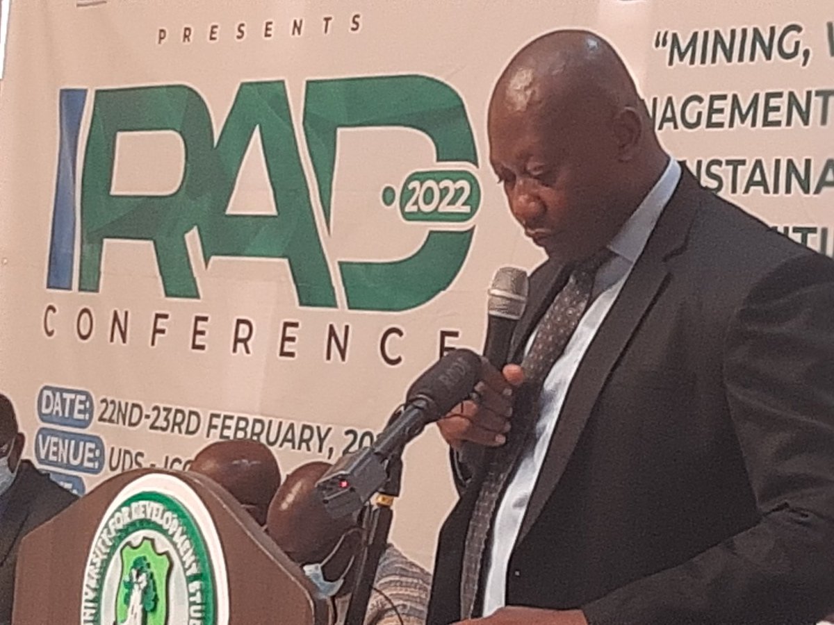 Pro VC. Prof. Felix K. Abagale "WACWISA is at the forefront of addressing water challenges in Ghana and the Sub-Region"

#IRAD2020........ongoing <a href="/UDSGhana/">UDS</a>