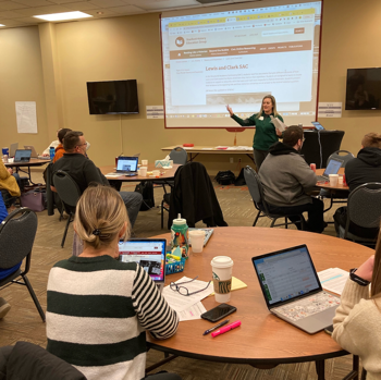 glennw98's tweet photo. Learning so much today with @ESSDACK #socialstudies PLC! @lauramcfarren sharing about #masterpiecematchup, @JillWebs highlighting great claim/evidence activity, &amp; best practices for teaching under-represented groups. #sschat #ksedchat HistoricalThinking #primarysources https://t.co/aW2cwPjEr5