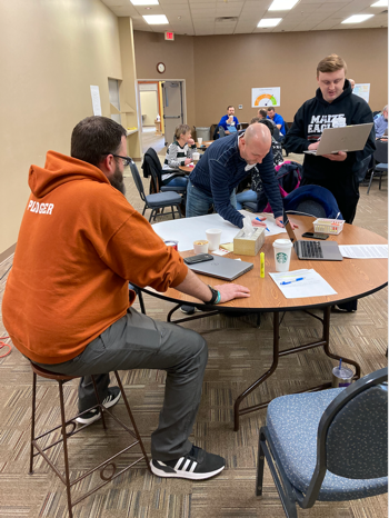 glennw98's tweet photo. Learning so much today with @ESSDACK #socialstudies PLC! @lauramcfarren sharing about #masterpiecematchup, @JillWebs highlighting great claim/evidence activity, &amp; best practices for teaching under-represented groups. #sschat #ksedchat HistoricalThinking #primarysources https://t.co/aW2cwPjEr5