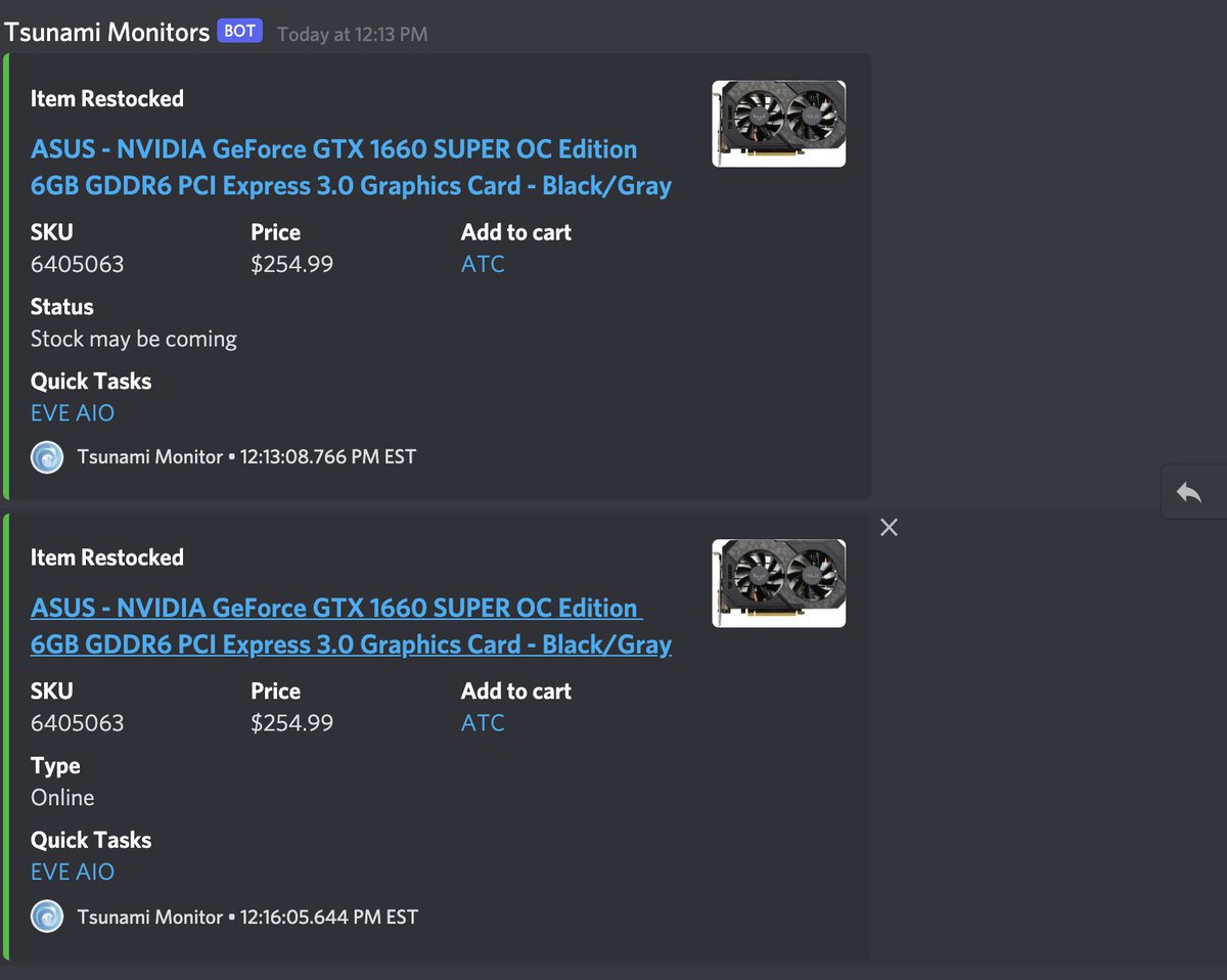 Our best buy monitors alert our members before a restock happens! 

That's why we are able to consistently cook hard!

Would you like to know about the restock before it happens?