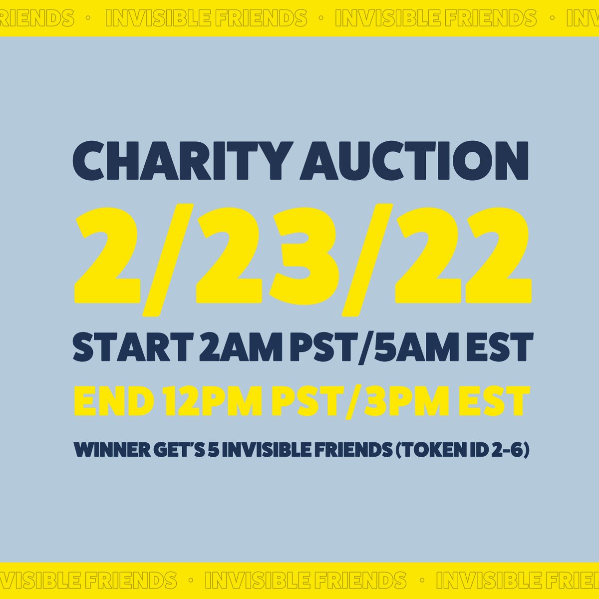 InvsbleFriends's tweet image. Charity Auction details below
Winner get's 5 Invisible Friends (token ID 2-6)
100% of proceeds to the RCC charity fund
Bids within 15 minutes of ending time will reset the clock to 15 minutes
👇👇👇
opensea.io/assets/0xf4876…