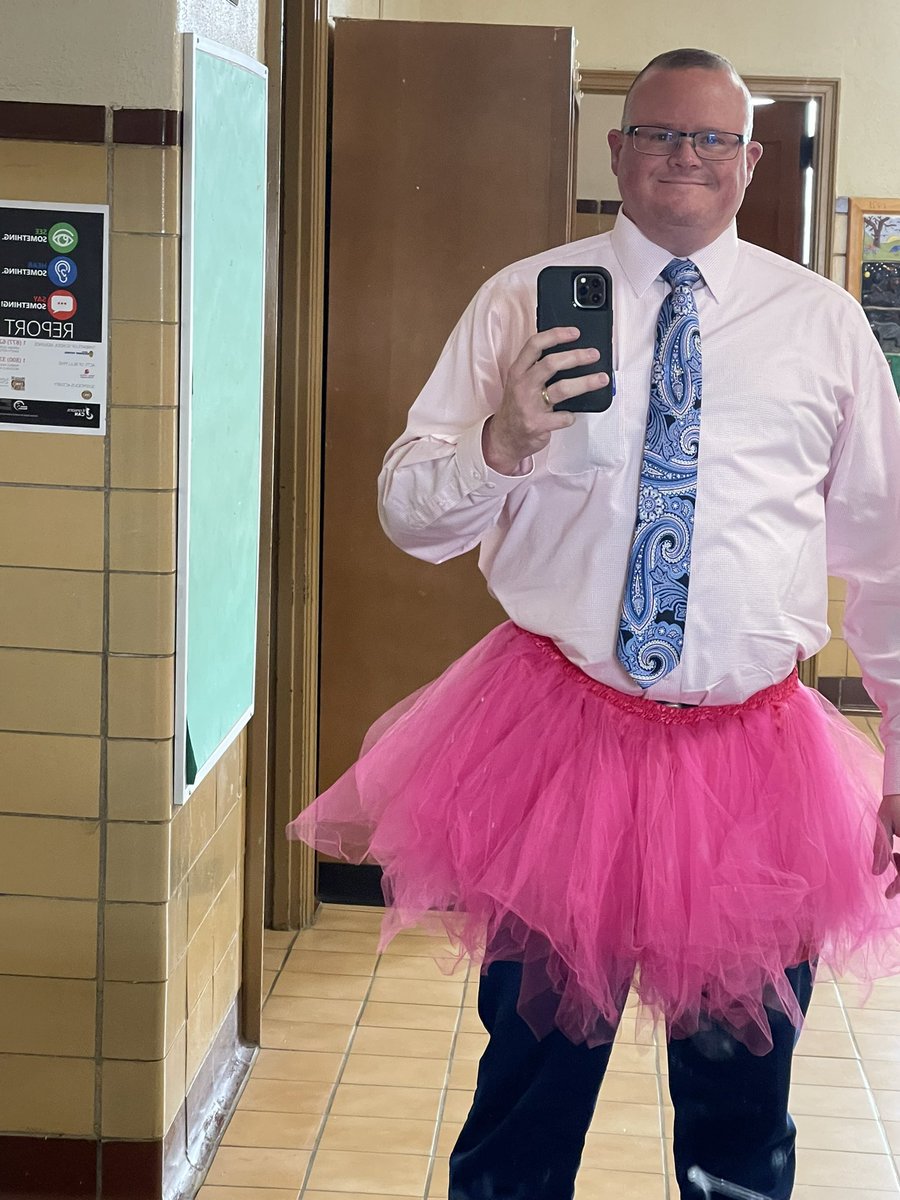 Moral of the story, don’t make bets unless you are willing to follow through when you lose! Bet the K-6 Ss they couldn’t meet an AR goal last week. I obviously lost so it is now TuTu Twosday 2-22-22 for me!  <a href="/USD303/">USD 303 - Ness City</a> <a href="/NessCityEagles/">Ness City Jr/Sr High</a>
