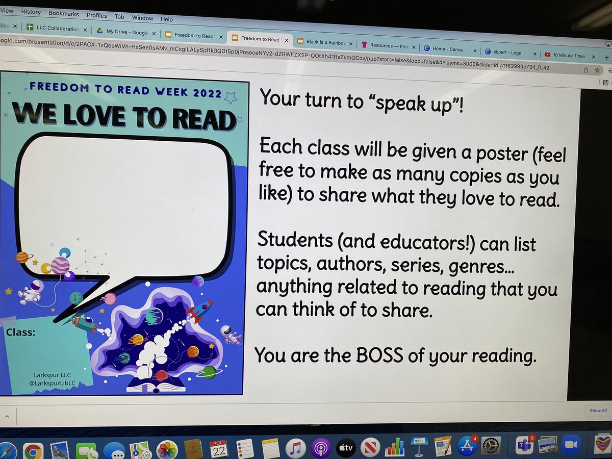 Today’s #LiveFromTheLibrary story is Speak Up! in celebration of #FTRWeek. @mrslyonslibrary @PDSB_Libraries #onted @CdnSchoolLibrar #ONSchoolLibraries