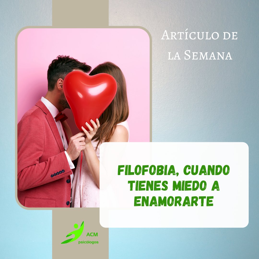 ACM_psicologos's tweet photo. ¡Nuevo artículo! 🥳

Esta semana te contamos qué es la #filofobia 🧑🏼‍💻o lo que es lo mismo, el miedo a enamorarse ♥️

"Esta #experiencia puede servir una de las mejores que tenemos en nuestra vida, pero para aquellas personas que sufren filofobia es todo lo contrario." 😬

#amor https://t.co/aSeaZkS3gg