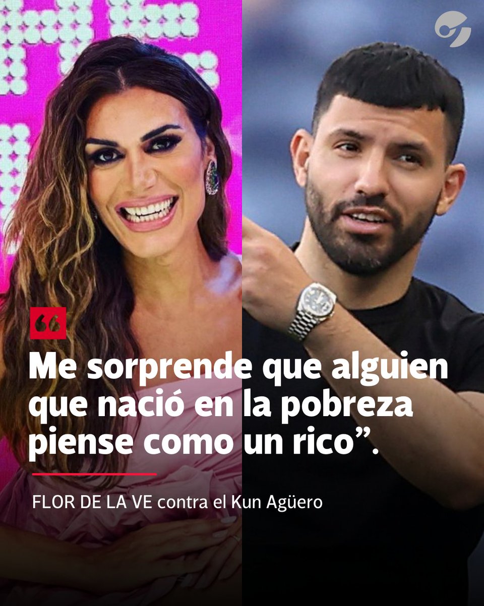 clarincom's tweet image. Las declaraciones del Kun Agüero sobre el impuesto al patrimonio generaron todo tipo de reacciones. 

Flor de la Ve apuntó fuertemente contra el ex jugador de fútbol.

Más: clar.in/3s8cpWU