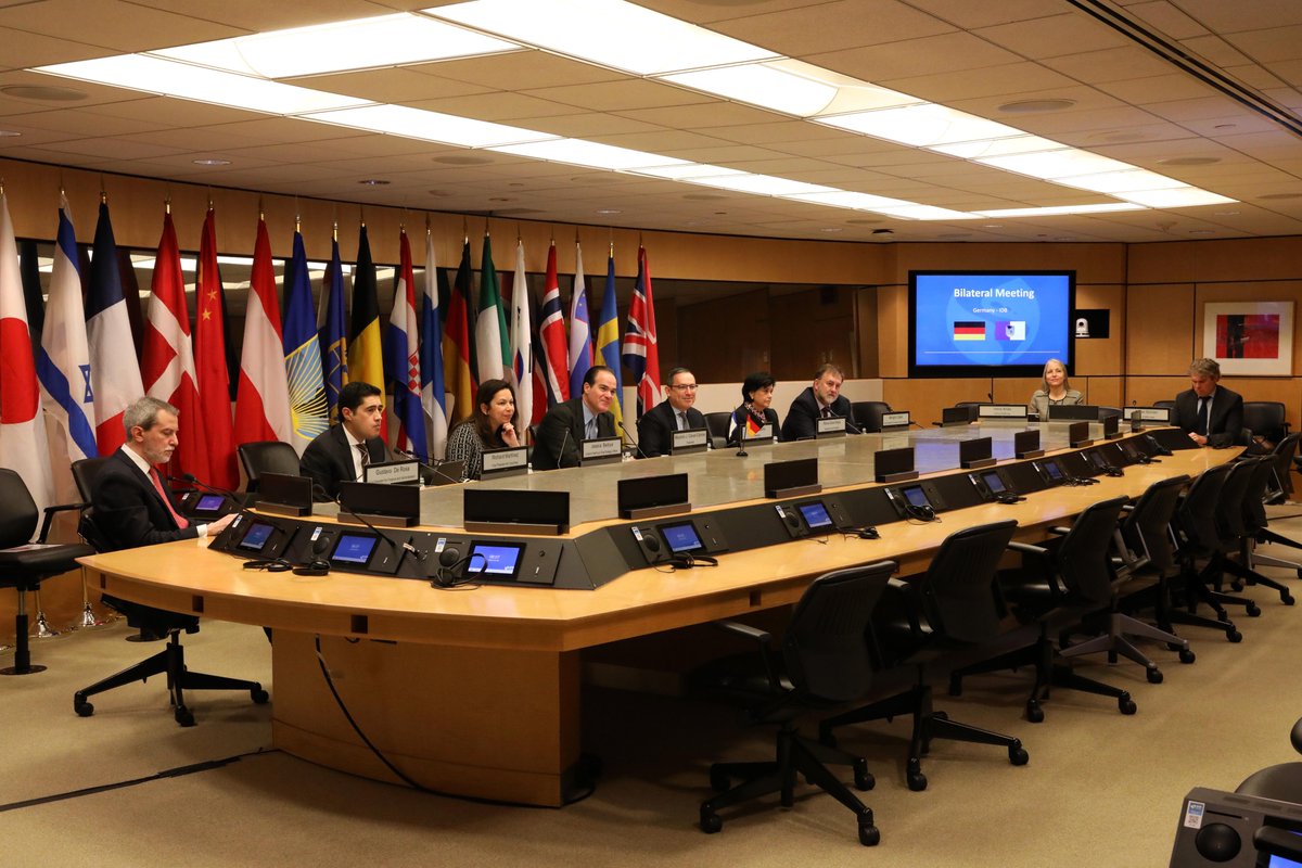 Our partnership w/ #Germany has brought impactful results to #LAC from the #AmazonBioeconomy and Forest Management Fund, &amp; Climate Change Trust Fund. Pres. Claver-Carone met w/<a href="/NielsAnnen/">Niels Annen 🇩🇪🇪🇺🇺🇳</a> &amp; <a href="/BMZ_Bund/">Bundesentwicklungsministerium</a> to explore new ideas on infrastructure investment &amp; how to see more results.