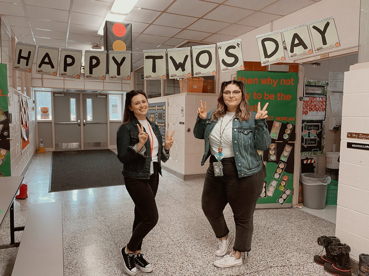 Happy TWOs day from this twinning SPED duo #OnceACard #22222Day @MortonPRIDE