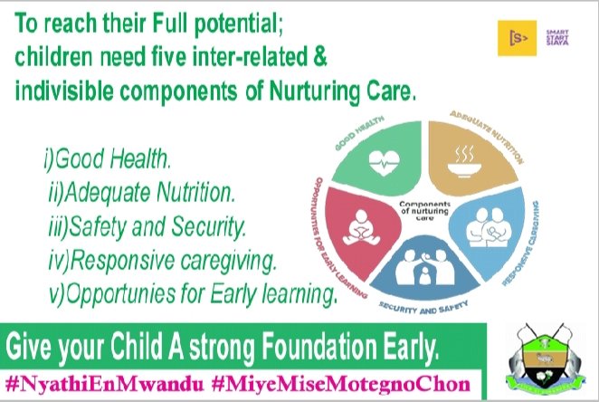 Every Child deserves the best Nurturing Care.
Let's all get involved.
#NyathiEnMwandu #MiyeMiseMotegnoChon