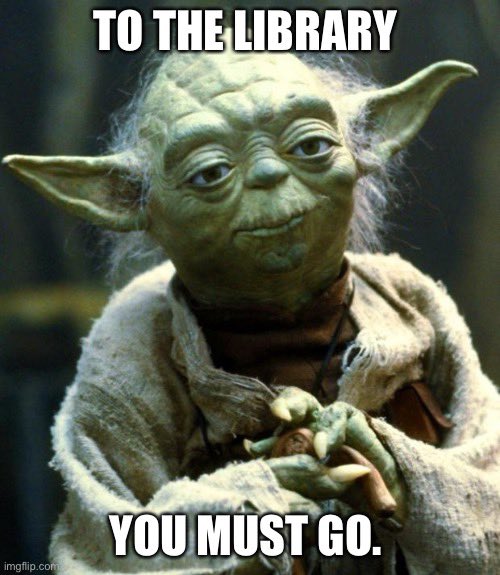 MHSWLibrary's tweet image. You’ve heard it from Yoda himself. There are many books to check out.