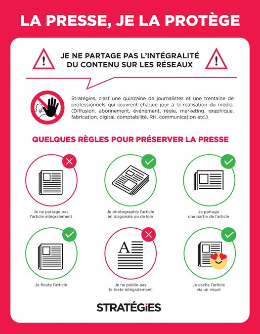 ThierryWojciak's tweet photo. Les confrères de Stratégies publie une infographie simple et limpide. Que tous les professionnels des médias (et les autres) devraient s’approprier, même si on part de bien loin malheureusement. https://t.co/znwS7PnJyk