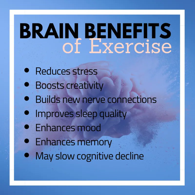 8 Reasons #Exercise is Good Medicine for Brain #Health #healthylifestyle