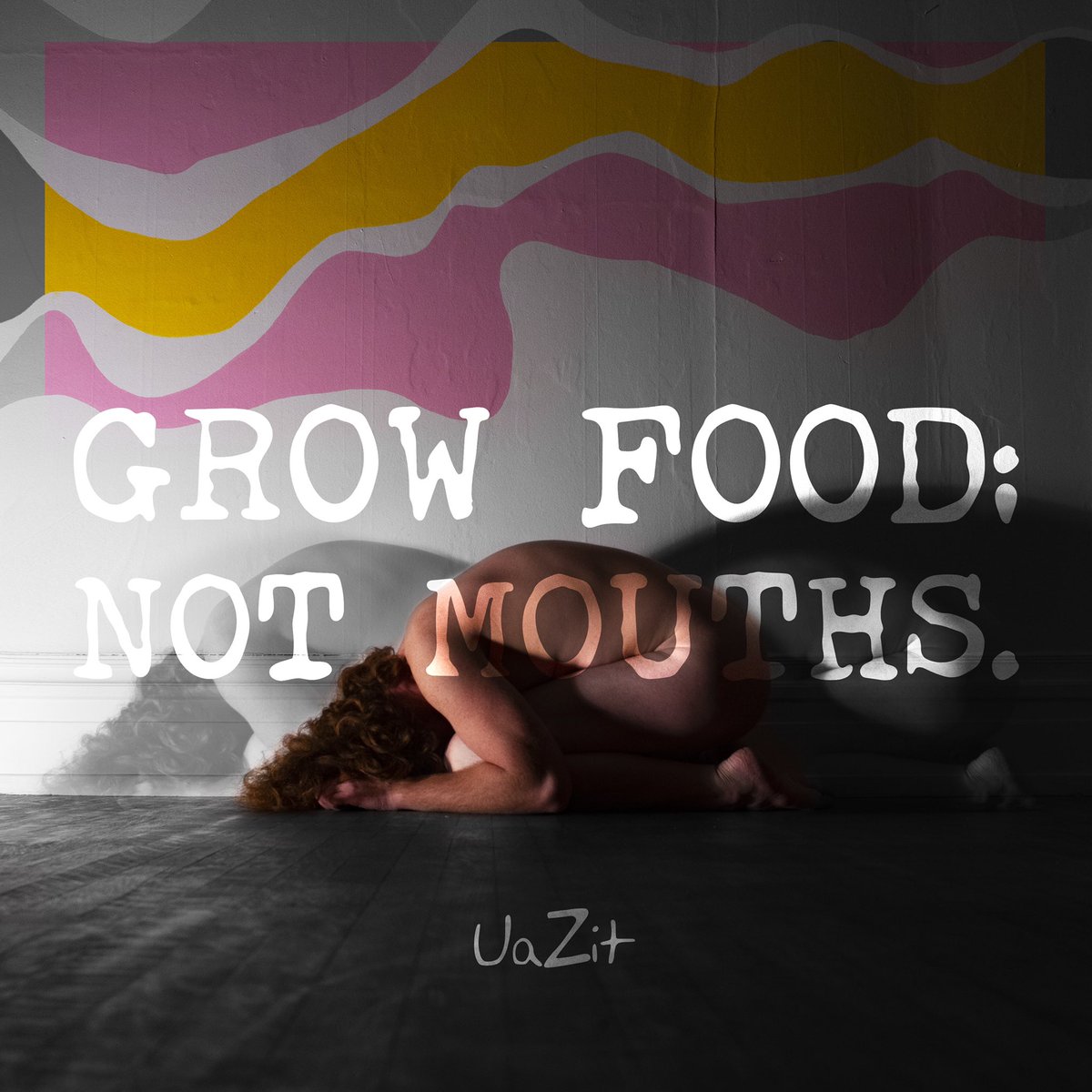 GROW FOOD; NOT MOUTHS. 
by: UaZit
🥦
Streaming NOW everywhere that streams can be strummed.
🥕
BUT if you’d rather be a cool kid, hit the link below to listen on Bandcamp!
🌶
uazit.bandcamp.com/album/grow-foo…