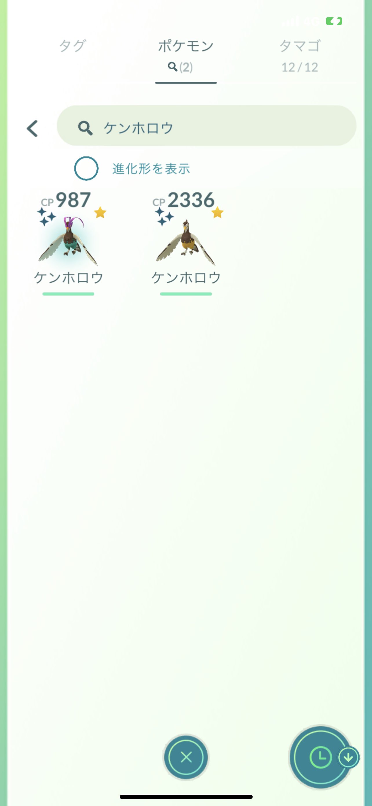 香坂 Nabeo48 マメパトとハトーボーはオスメス共通だけどケンホロウになったら違いが出る 色違い図鑑が順調に埋まっていく Twitter