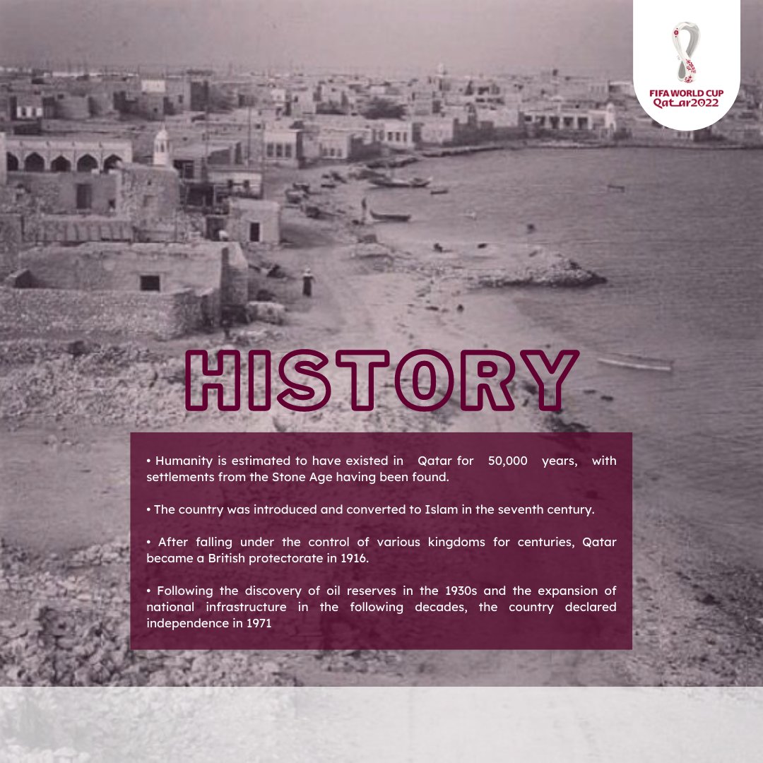 WC_trivia's tweet photo. People from Qatar are called Qataris. They are Arabs. The official language of Qatar is Arabic, but many people also speak English, especially when they are doing business.

Next ->>

@WC_trivia 

#qatar #qatar2022 #exploreqatar #aboutqatar https://t.co/i4TpCuOhLD