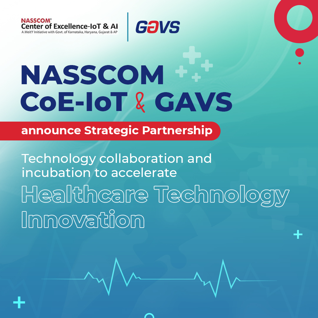 GAVS Technologies (@gavstech) on Twitter photo We are proud to announce our partnership with <a href="/NASSCOMCoEIoT/">MeitY-nasscom CoE-IoT & AI</a> & AI to establish a HealthTech Start-up Accelerator to advance the adoption/implementation of cutting-edge technology in the #healthcare industry.
Read the press release here: gavstech.com/press_release/… We are proud to announce our partnership with <a href="/NASSCOMCoEIoT/">MeitY-nasscom CoE-IoT & AI</a> & AI to establish a HealthTech Start-up Accelerator to advance the adoption/implementation of cutting-edge technology in the #healthcare industry.
Read the press release here: gavstech.com/press_release/…