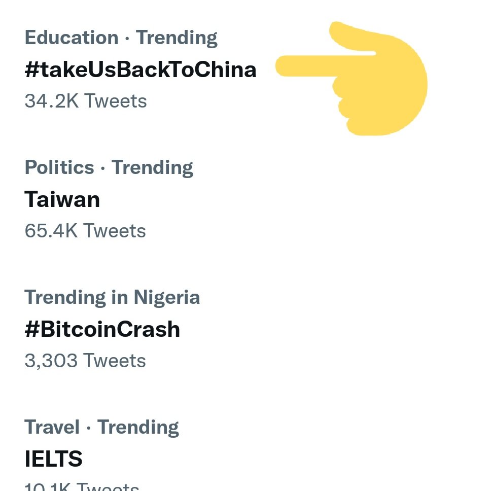 takeusbacktoCHN's tweet photo. 🎉🙌🥳WOW massive well done to everyone for getting our tags on trending in India, Pakistan, Nigeria and Afghanistan AT THE SAME TIME!!!

It shows the power of unity and that return of students to China is a serious global issues.

#PMStudentsWantExactDate #takeUsBackToChina https://t.co/kkWAwZWCzH