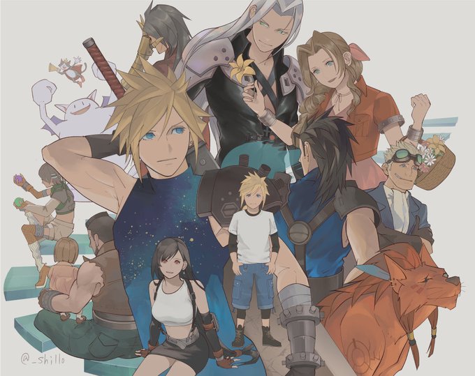 「FF7」 illustration images(Popular))