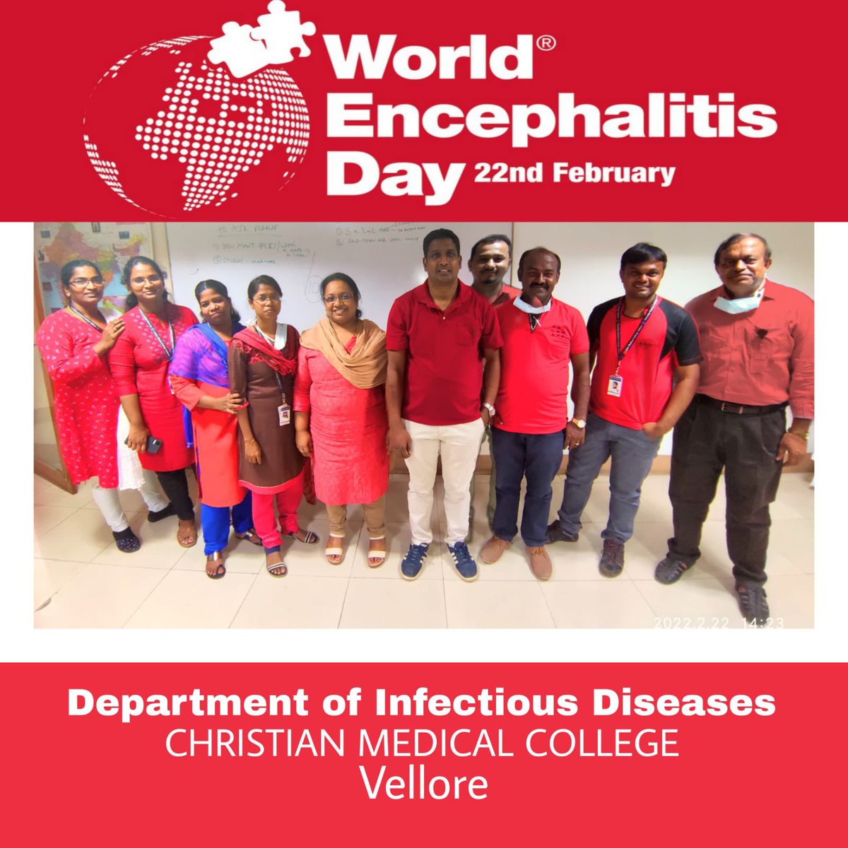 Bhagteshwar Singh (@b5ingh) on Twitter photo Team <a href="/BIGlobal_NIHR/">BrainInfectionsGlobal</a> Vellore <a href="/OffCMCVellore/">CMC Vellore (Official)</a> raising awareness of the need for improvements to care for patients with #encephalitis (which our <a href="/BIGlobal_NIHR/">BrainInfectionsGlobal</a> programme is doing, led by <a href="/PriscillaRupali/">Priscilla Rupali</a> at Vellore centre) on #WorldEncephalitisDay by wearing #Red4WED <a href="/encephalitis/">Encephalitis International</a> Team <a href="/BIGlobal_NIHR/">BrainInfectionsGlobal</a> Vellore <a href="/OffCMCVellore/">CMC Vellore (Official)</a> raising awareness of the need for improvements to care for patients with #encephalitis (which our <a href="/BIGlobal_NIHR/">BrainInfectionsGlobal</a> programme is doing, led by <a href="/PriscillaRupali/">Priscilla Rupali</a> at Vellore centre) on #WorldEncephalitisDay by wearing #Red4WED <a href="/encephalitis/">Encephalitis International</a>