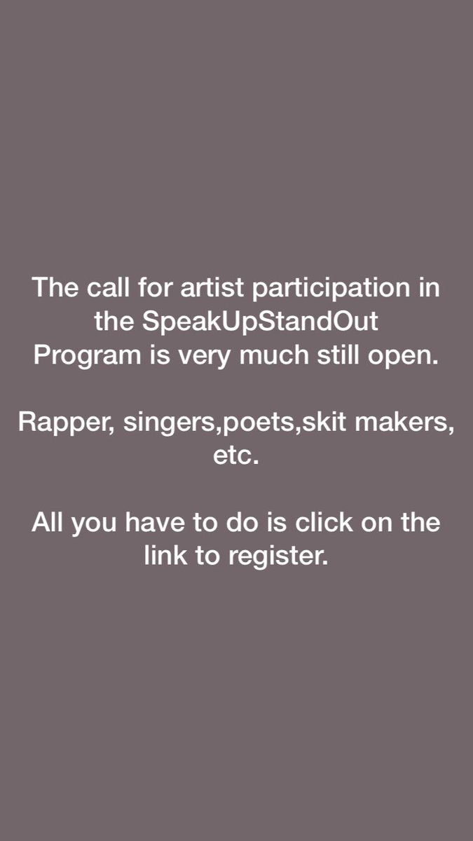 bit.ly/SUSOartvocacy

Click on the link to register.