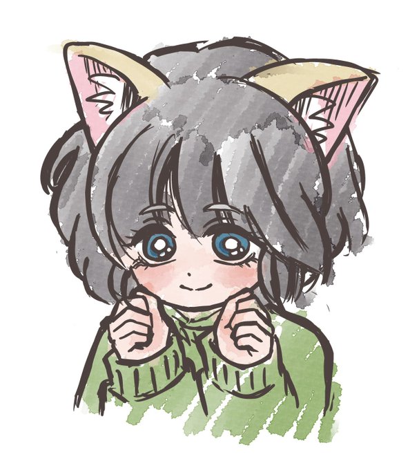 女子イラストのtwitterイラスト検索結果