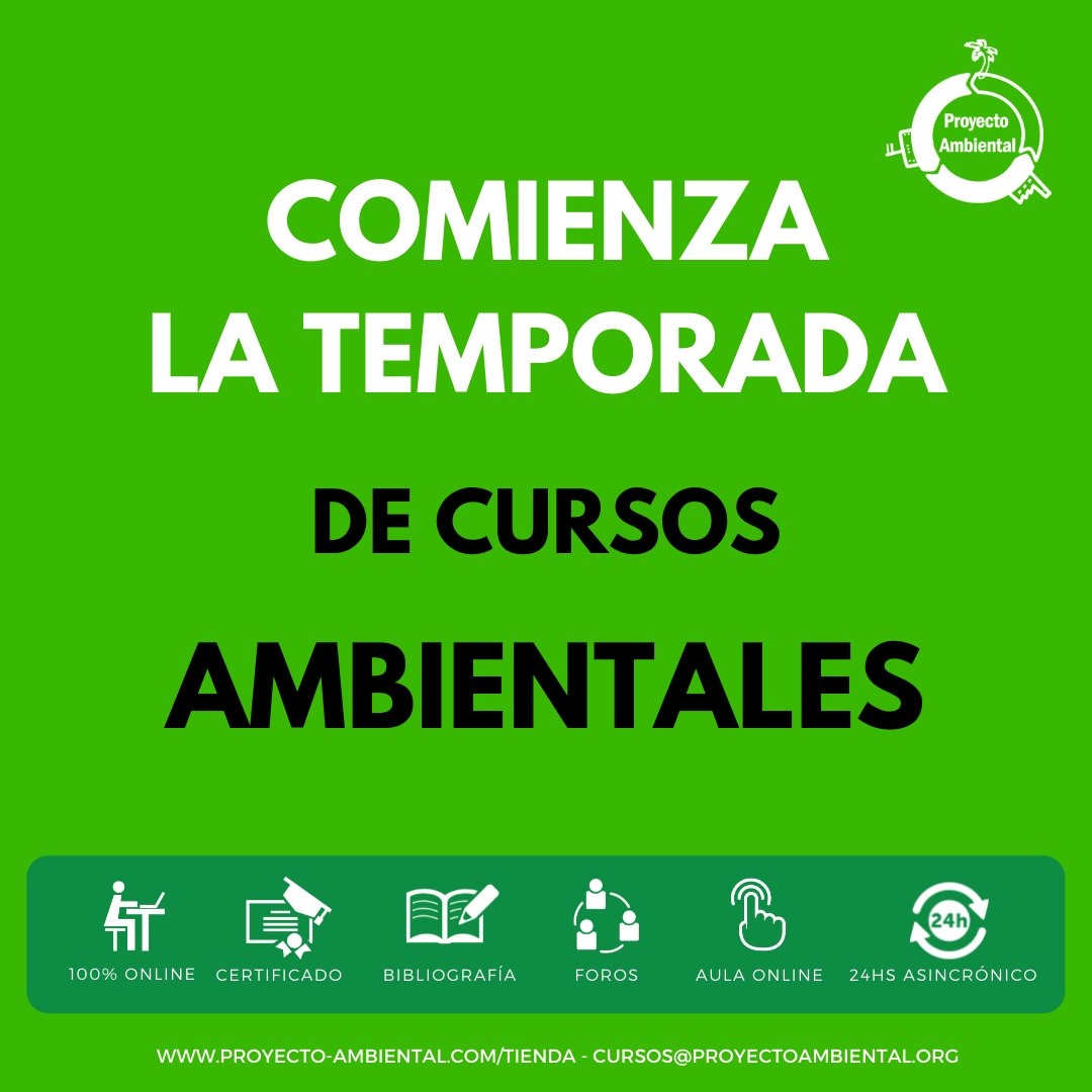 ProyeAmbiental's tweet photo. 😃 Inscripciones abiertas de la temporada 2022 😉
.
✅En 6 semanas podrás adquirir herramientas aplicables para transformar tu comunidad. 100% garantizado.
.
⭐Cursos fáciles, prácticos y dinámicos.
https://t.co/shjQxBayPT
#educaciónambietal #cursosambientales #medioambiente https://t.co/uY8TRIyYz7