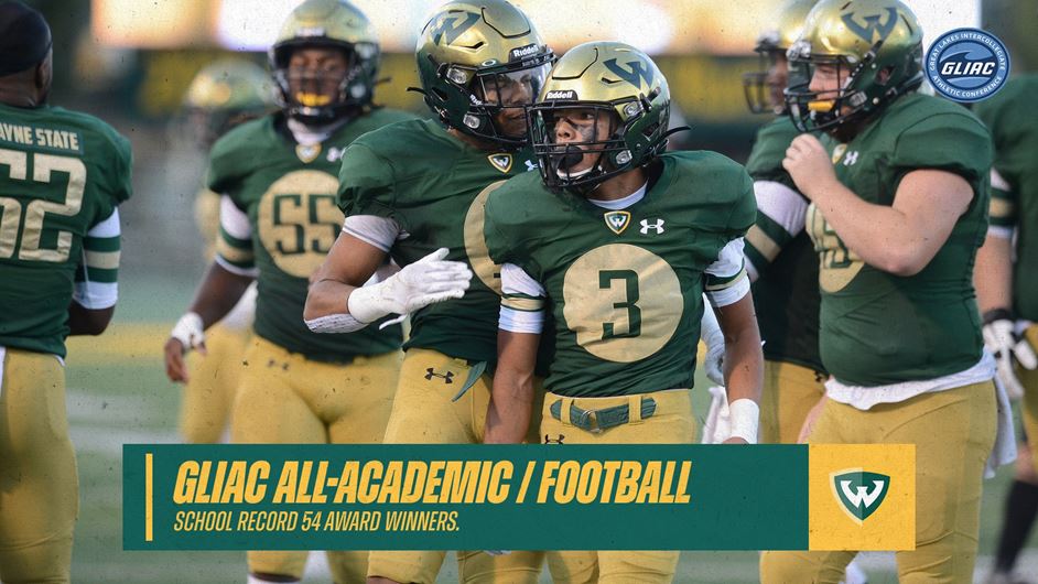 waynestwarriors's tweet photo. #WarriorFB:  54 members of the 2021 football team were recognized with GLIAC All-Academic accolades.

https://t.co/oAoH4LsDXk

#WarriorStrong https://t.co/ZQ9q4T73CG