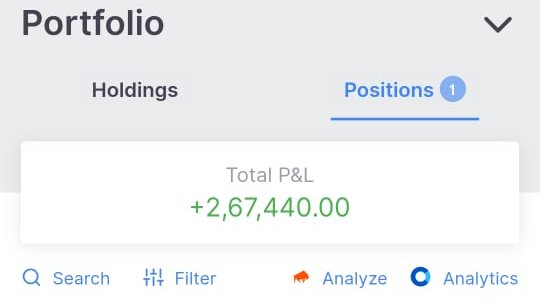 TrendRidersGrp's tweet photo. My P/L : Rs. 2,67,440❤️❤️
Join us and earn daily.

Join Now and 
Earn with us 👇 https://t.co/h4ulYMwIqL

#TrendRiders #StockMarketindia #banknifty #Trader #INTRADAY https://t.co/rV2ICeGwXA