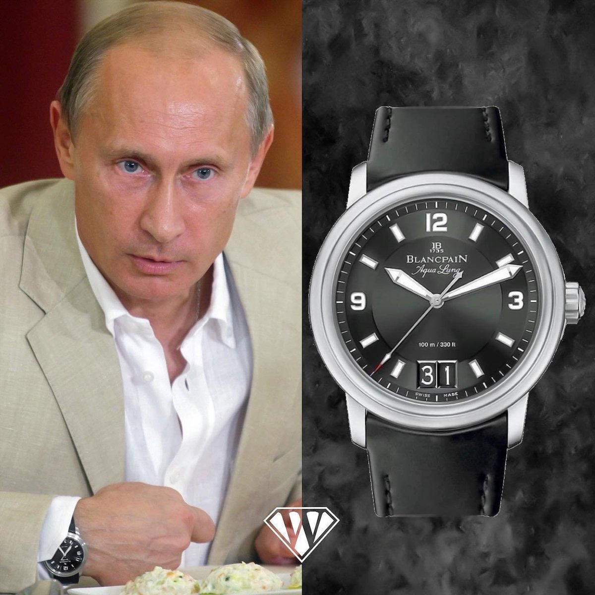 Включи выпуск часы. Часы Путина Blancpain Aqualung. Blancpain Aqualung grande Date часы Путина. Часы Патек Филип Путина.