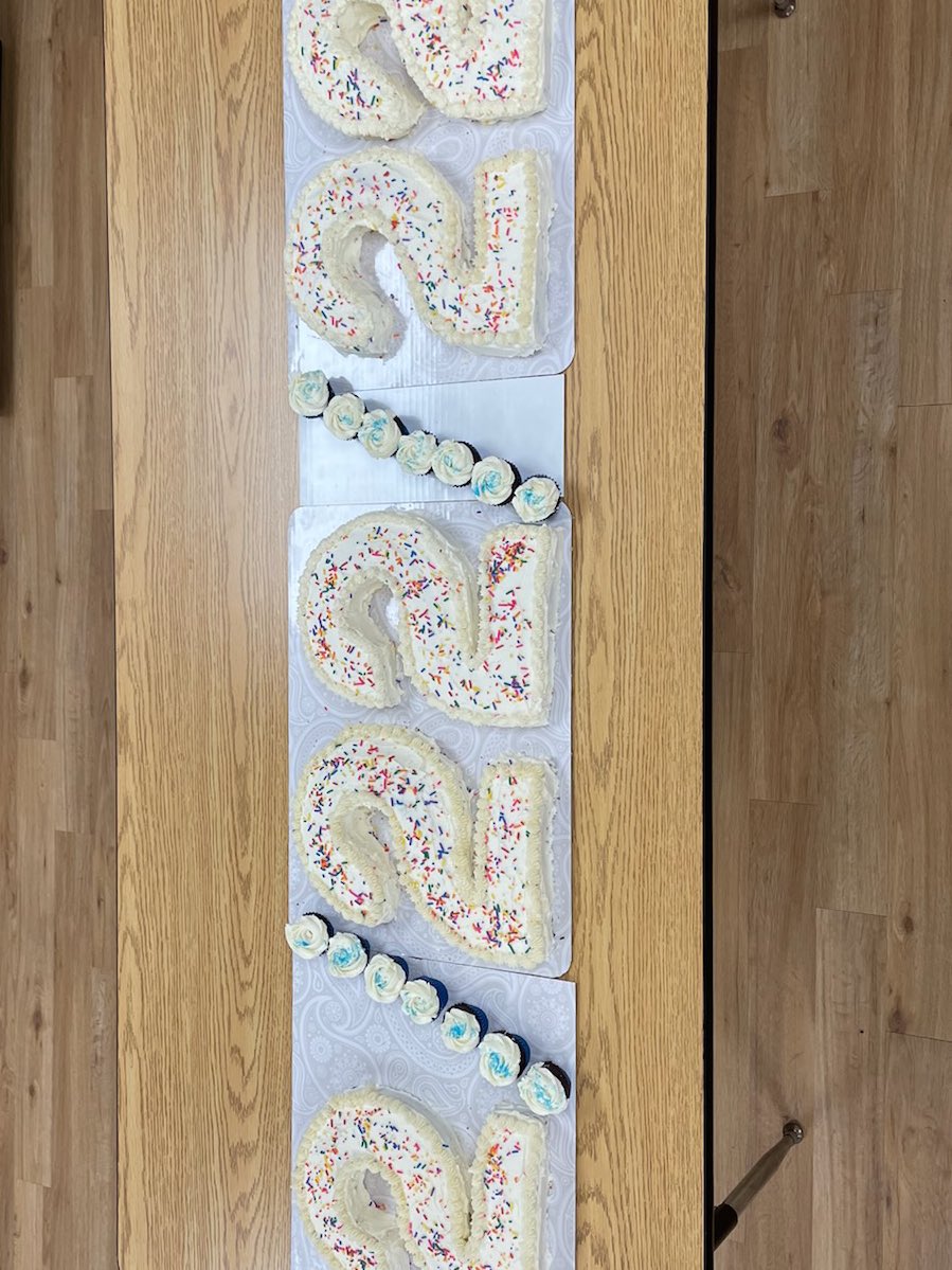 We hope everyone enjoys their wonderful and special “Twosday” Thanks to our own Mrs.  Vander Veen our staff will have a fun treat. 💙🐳💙