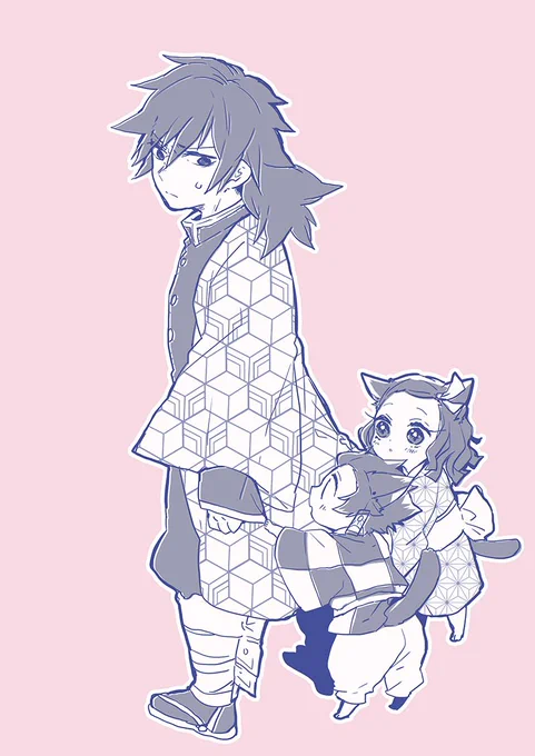 義勇&ちび兄妹🐈‍⬛🐾 