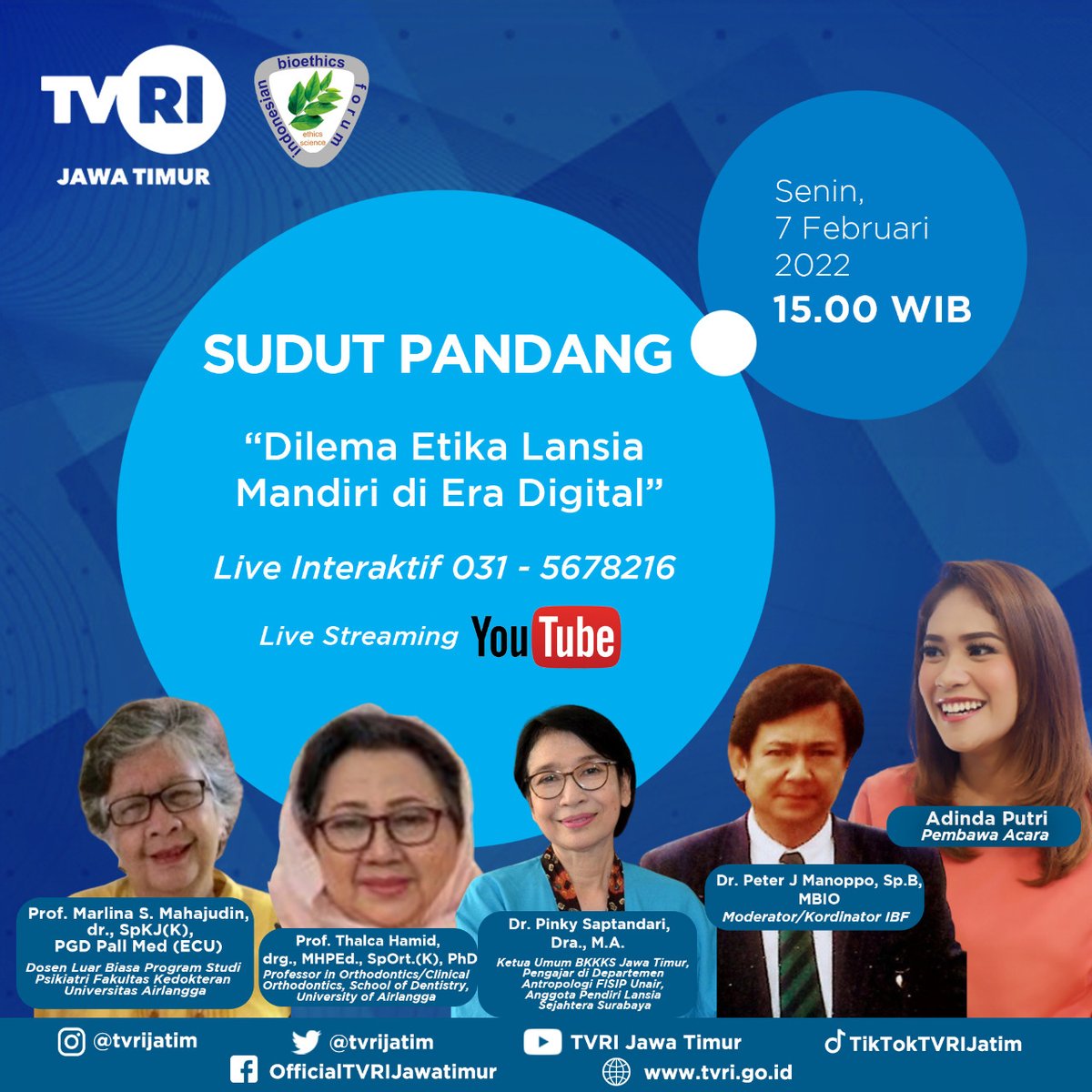 indobioethics's tweet photo. February 2022: IBF members raised issues around digital inclusion for older people in Indonesia. It is important for older people to have the digital access and skills to live an included and independent life. https://t.co/CZEWc1rIpb