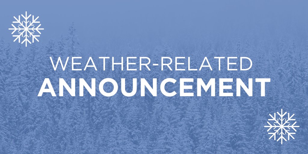 Due to the winter storm warning in effect, our office will be closed today, Tuesday, Feb. 22. Stay safe and warm, everyone. We'll open tomorrow at 8 a.m.
