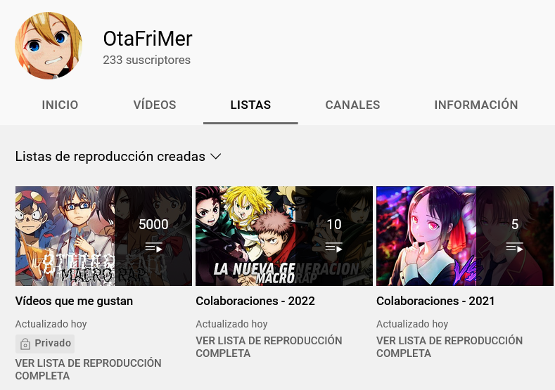 fri_ota's tweet photo. ⚠️⚠️⚠️
💕Por si a alguien le interesa, iré recopilando mis colabos en otros canales en mi canal. Está todo en público 💕
🔥Las clasificaré por años, así además podremos hacer comparaciones jasjja🔥
😊Pasaos para ver en qué proyectos he ido participando UwU😊
🥺¿RT?🥺
Dinfundidlo! https://t.co/ehT6Z5LlWP