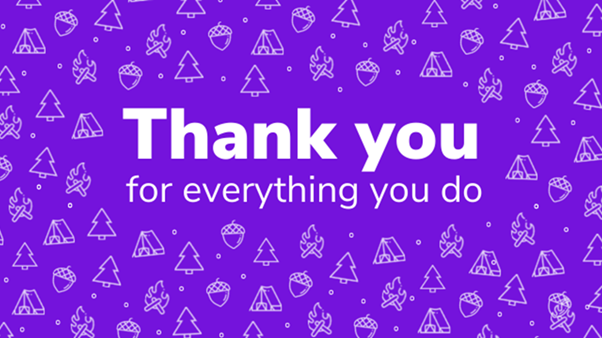 This #ThankYouDay, we’re saying a massive, well-deserved THANK YOU to every single one of our volunteers.

Things have been tough over the past 2 years &amp; everyone has had a lot to deal with, but thanks to you we’ve prevailed.

Here's to new exciting times!
barnetscouts.com/thank-you