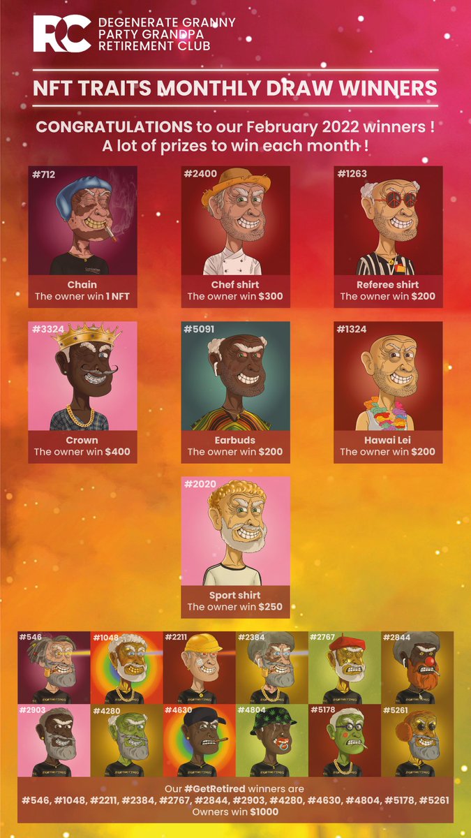 partygrandpanft's tweet photo. @carvethedegen Maybe you follow the other BAYC holders and join the Retirement Club 👀 

https://t.co/2z3qt0gIfb https://t.co/WOaqCCAY8M