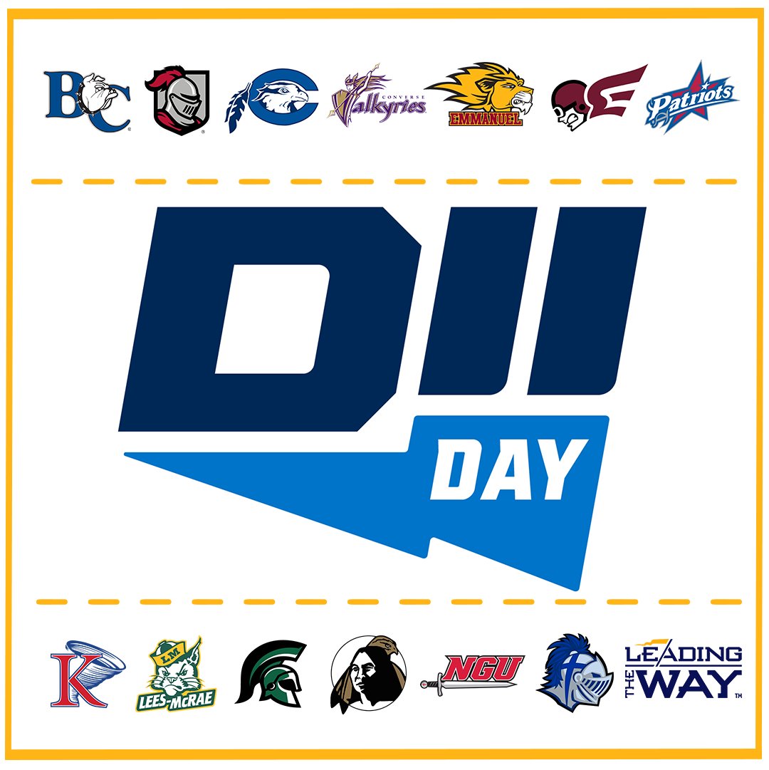 ConfCarolinas's tweet photo. It's #D2Day! To help celebrate, Conference Carolinas hosted a special edition of "Conference Carolinas Chats" with Cullen Dore of @FMUSports and Abigayle Kelley of @abbeyathletics. Watch the @NCAADII special edition ⤵️

🔗: https://t.co/YDeQHUFdEX
#LeadingTheWay | #MakeItYours https://t.co/Pmeu5pqPTf