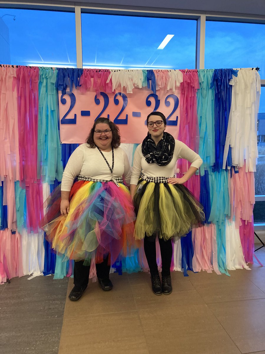 kellyrbutcher's tweet photo. Tutus for the class of ‘22 on Tuesday 2/22/22! @MissGarmanGC and I had fun making these for this special day! Can you create a sentence using TO, TWO, and TOO correctly? 😁 @stucogchs https://t.co/5yygy8ttrg