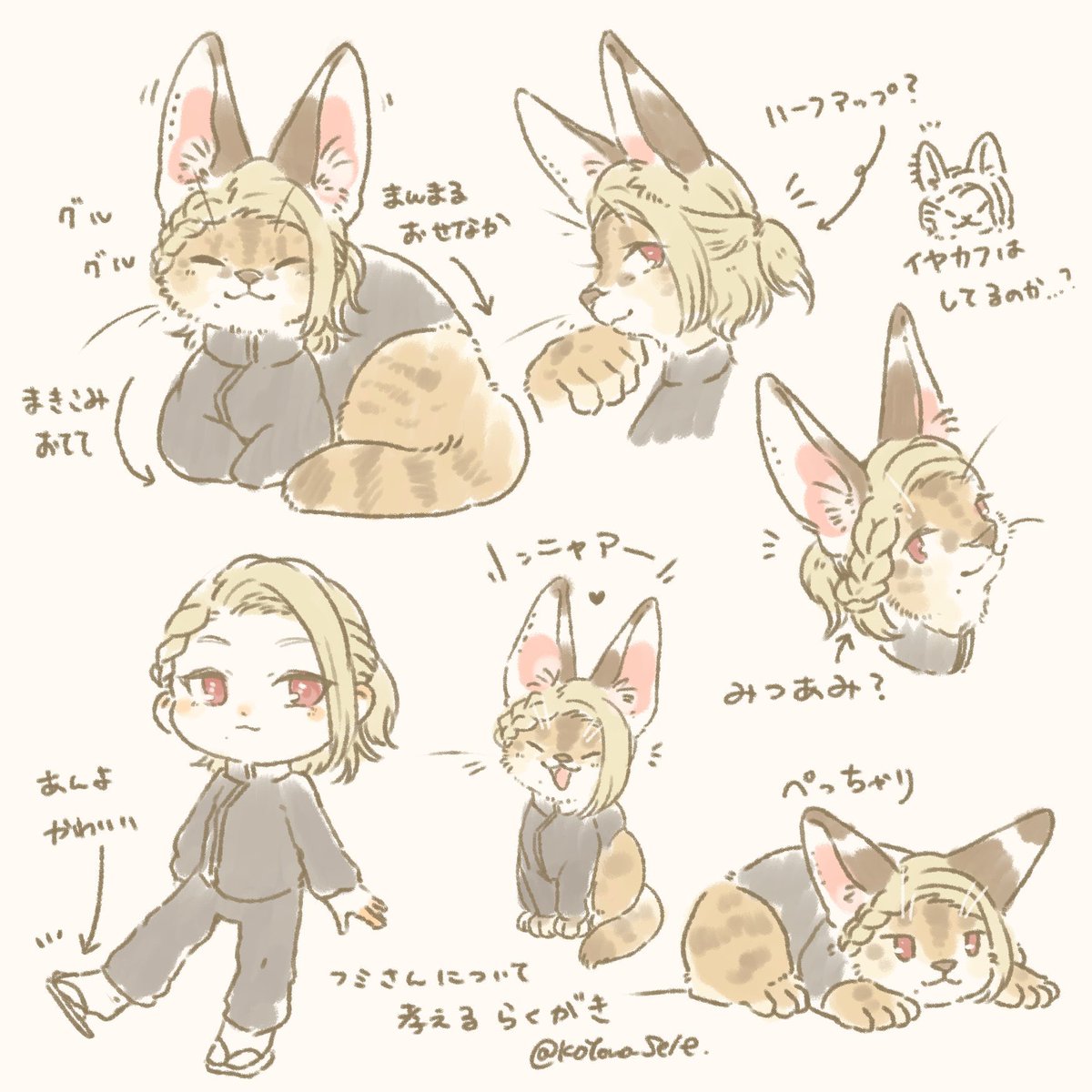 フミとフミとフミとみつきにゃん 