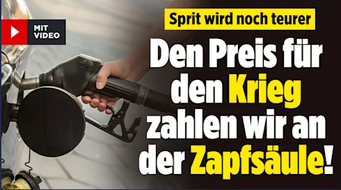 Noch mehr als das ukrainische Volk leiden nur deutsche Autofahrer