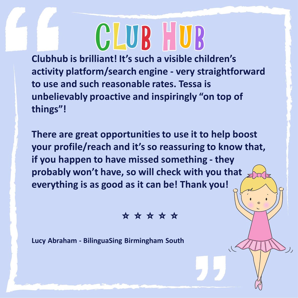 clubhubuk's tweet photo. 🙏🤩Thanks so much for your support ❤️
#mumbloggeruk #mumsuk #mumsofinstagram #mothersathome #ClubHub #ClubHubMember #kidsactivities #mumlife #bestmumblogsofinstagram #instamum #instagood #invitationtoplay #mothersathomeuk #bestmumblogs #top10mumblogs https://t.co/GUHj1hccpI