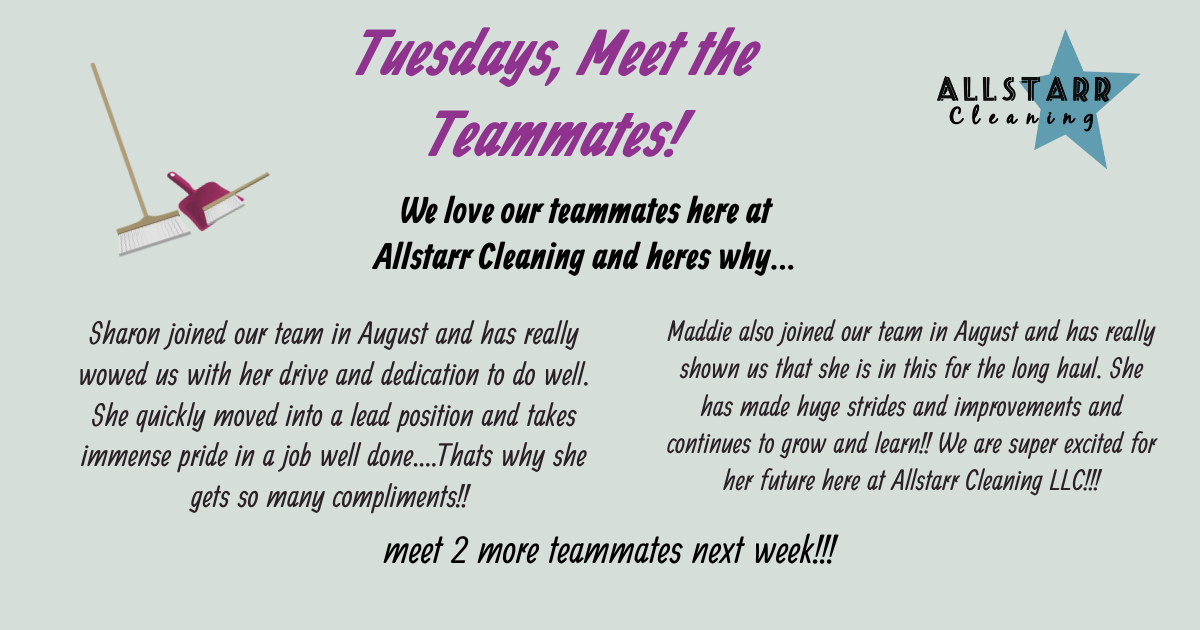 AllstarrClean's tweet image. Its Tuesday!! Boy these weeks are just flying bye!!!! Here are 2 more of our Awesome teammates!!!! #allstarrcleaning #hireacleaningservice #twintiers #southerntier #elmira #corning #bathny #watkinsglen #montourfallsny #fingerlakesny