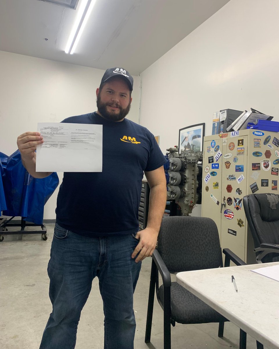 Congrats, Gabe! He earned his Airframe and Powerplant certification! 🎉

#aimindy #indianapolis #trainwithpurpose #aviation #careersinaviation #congrats