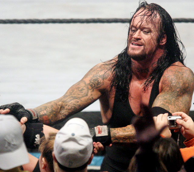 WWF WWE プロレス ジ・アンダーテイカー 直筆サイン色紙 Undertaker